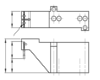 Monoblock-Werkzeughalter für DECO 7/10 und EvoDECO10 von Tornos (für 2 Stähle)